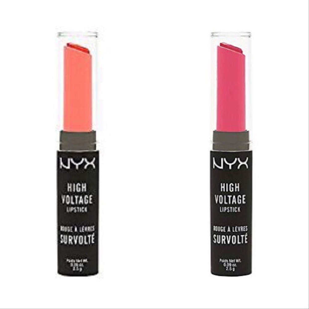 Nyx High Voltage Lipstick Lot Of Two